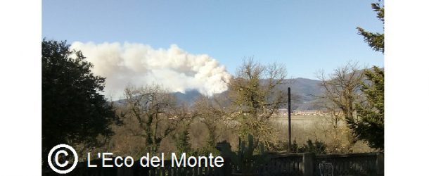 Ancora fiamme sul Monte Pisano