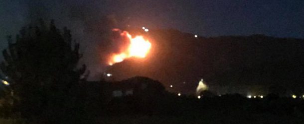 Catastrofe sul Serra, sta bruciando tutto il monte !