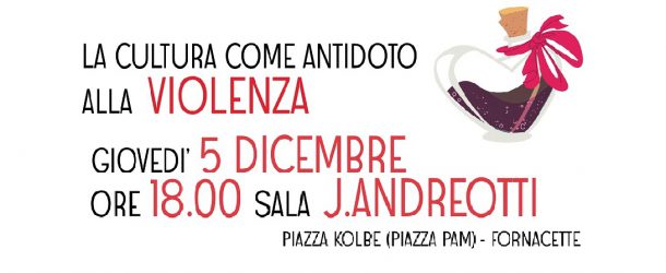 Violenza di genere, la cultura come antidoto – Martedì 5 dicembre l’incontro per famiglie e associazioni in sala James Andreotti