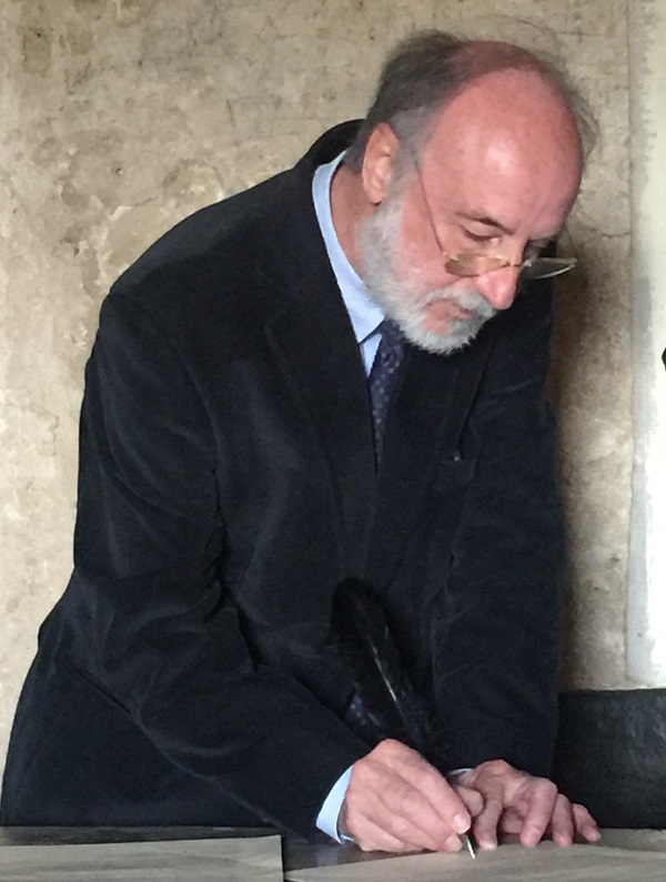 L'architetto Mauro Ciampa, presidente della Associazione di Promozione Sociale "IL BORGO MURATO"